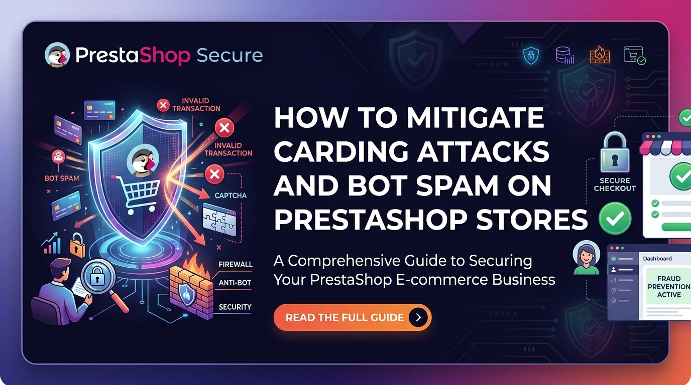 The Silent Revenue Killer: Mitigating Carding Attacks and Bot Spam on PrestaShop Stores